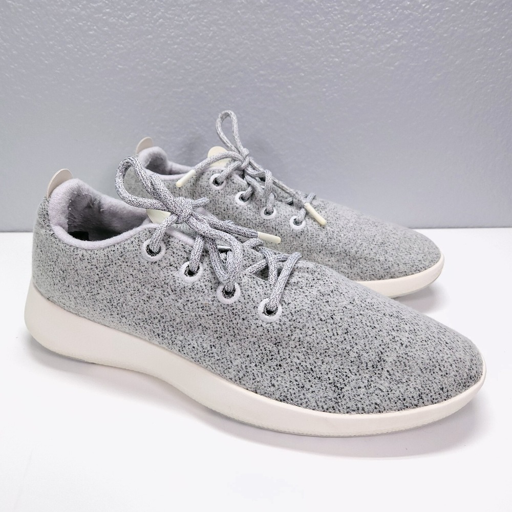 Allbirds Wool Runners Sneakers Gray Running Casual Shoes Light Weight Men's 12